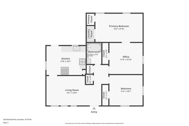 $229,000 | 1542 Marsalis Road, Lancaster, TX 75146