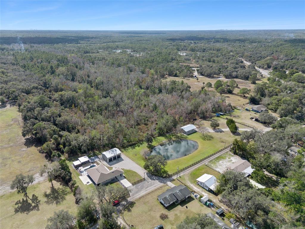 323 McLain Lane Geneva, FL 32732 - Photo 69 of 70 an aerial view of a house with a yard