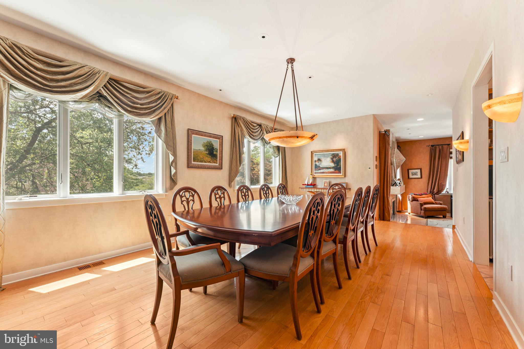 1427 Byberry Road Huntingdon Valley, PA 19006 - Photo 14 of 46 a view of a dining room with furniture window and wooden floor