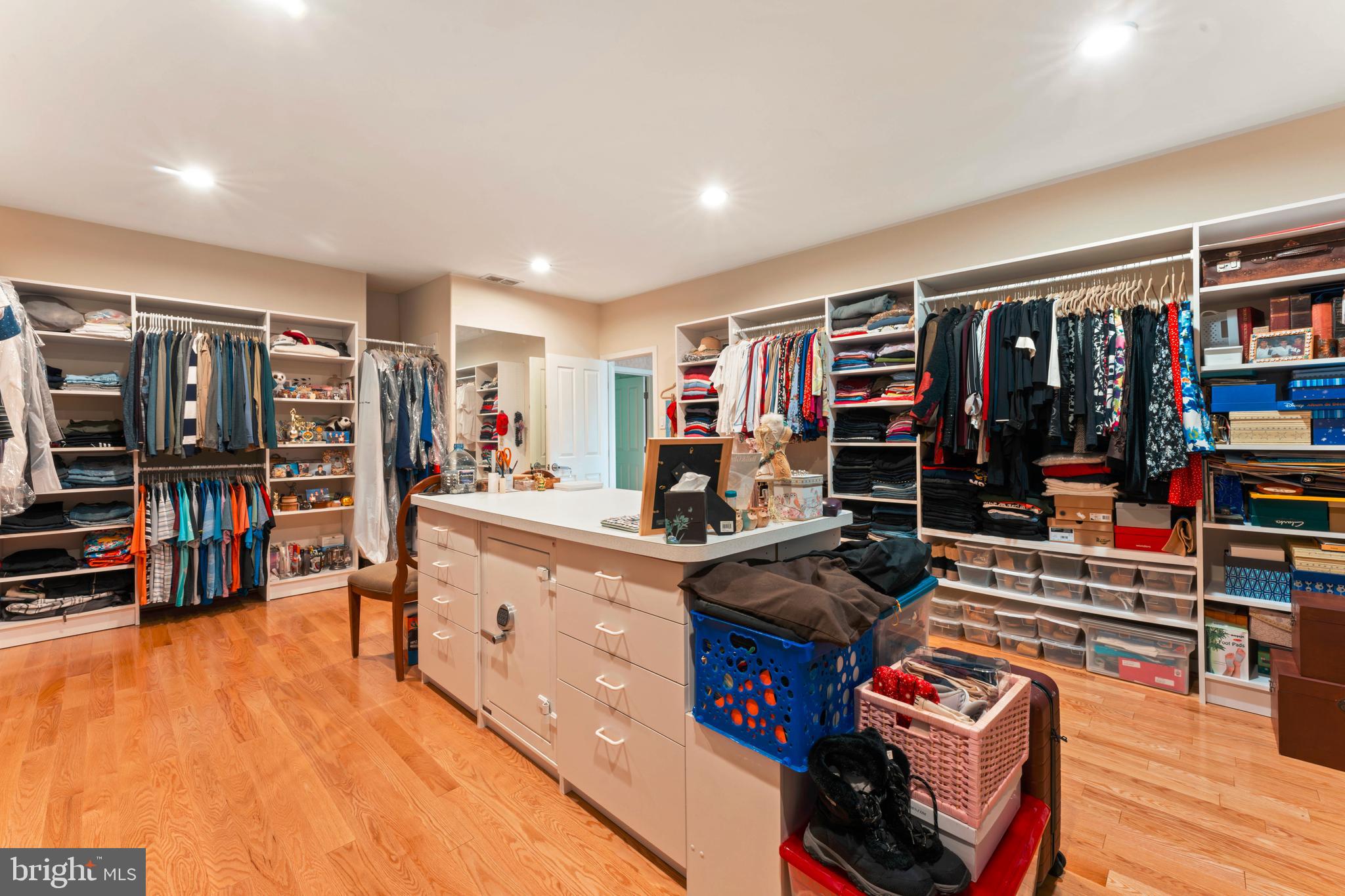 1427 Byberry Road Huntingdon Valley, PA 19006 - Photo 36 of 46 a kitchen with stainless steel appliances kitchen island granite countertop a refrigerator and wooden cabinets