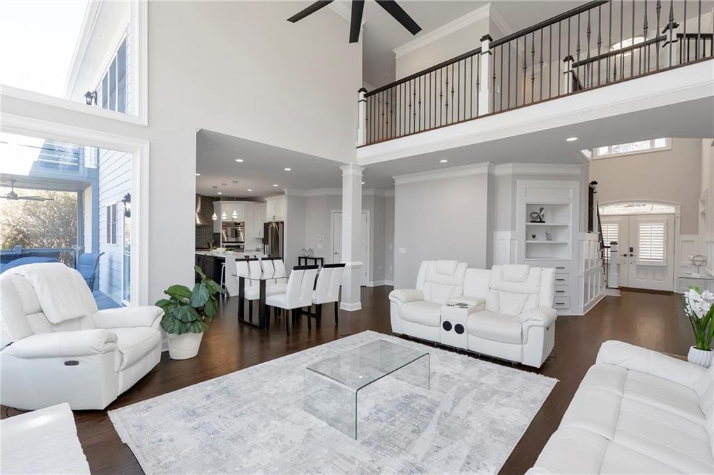 5755 Riley Road Cumming, GA 30028 - Photo 13 of 77 a living room with furniture and view of living room