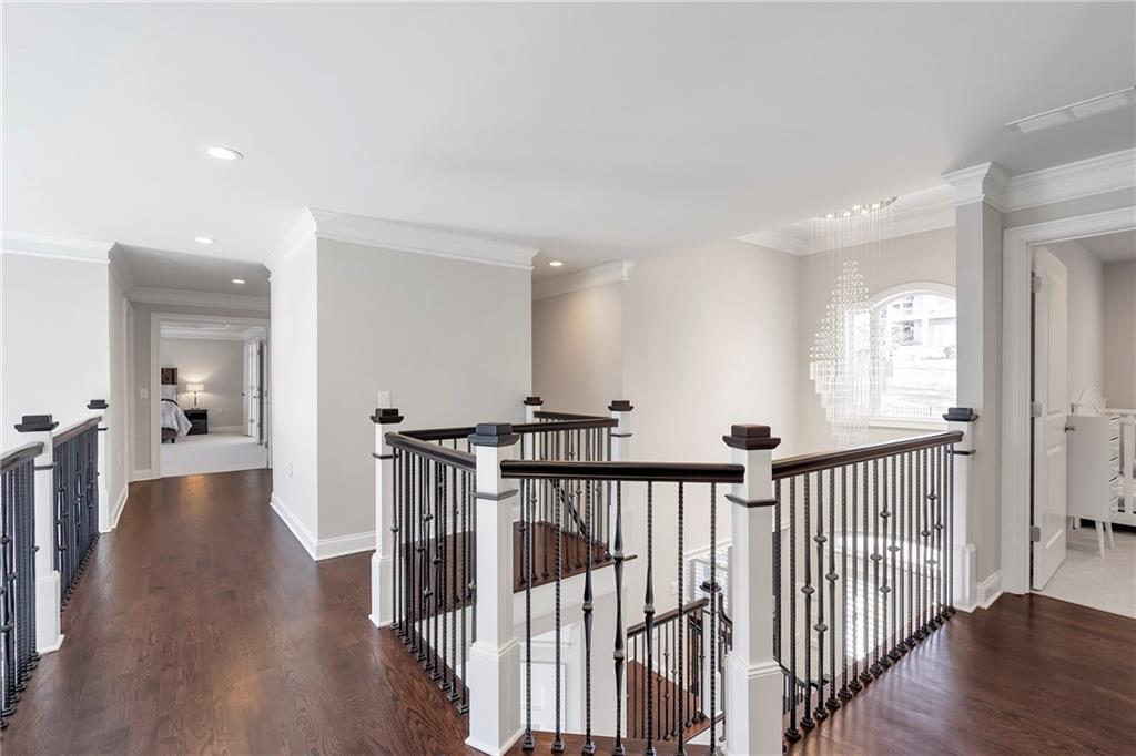 5755 Riley Road Cumming, GA 30028 - Photo 28 of 77 a view of hallway with wooden floor