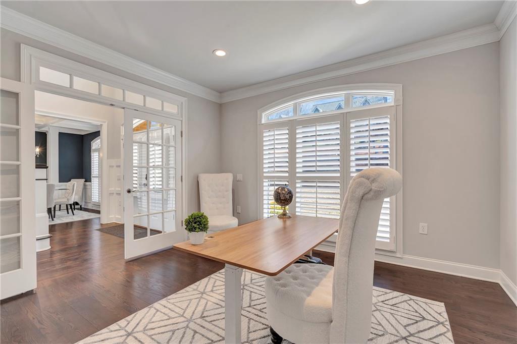 5755 Riley Road Cumming, GA 30028 - Photo 8 of 77 a view of a livingroom with furniture wooden floor and a window