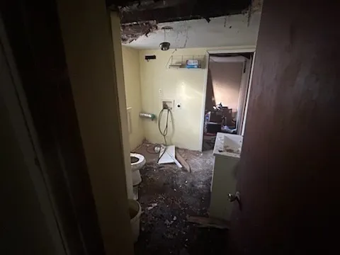 a bathroom with a sink