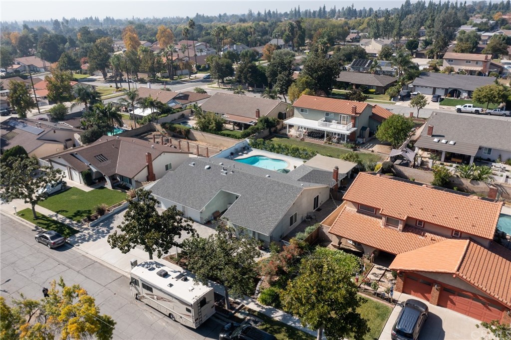 1817 Balboa Way Upland, CA 91784 - Photo 38 of 55 an aerial view of a city with lots of residential buildings