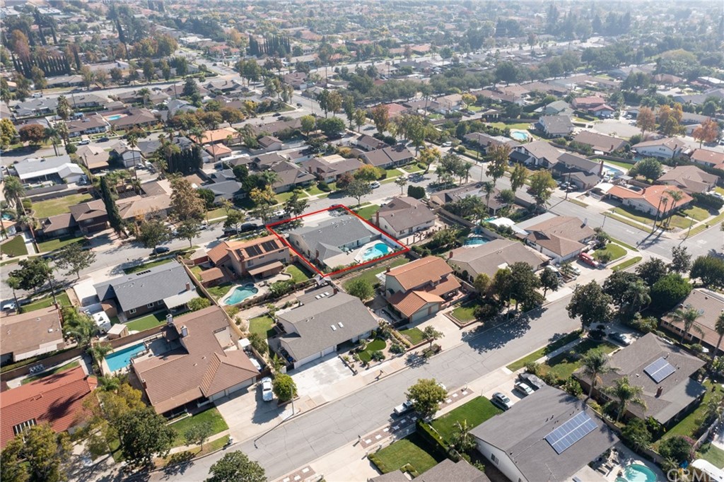 1817 Balboa Way Upland, CA 91784 - Photo 49 of 55 an aerial view of a city with lots of residential buildings