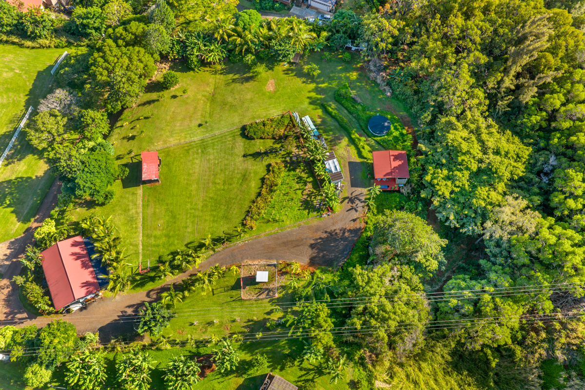 4650 Uha Road Lawai, HI 96765 - Photo 8 of 17 an aerial view of residential houses with yard