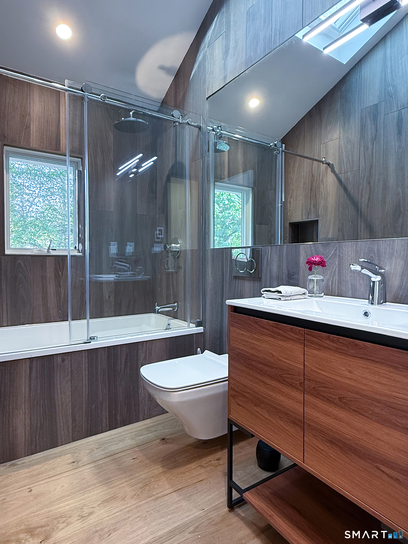 110 Sharon Road Salisbury, CT 06039 - Photo 14 of 17 a bathroom with a sink a toilet a mirror and bathtub