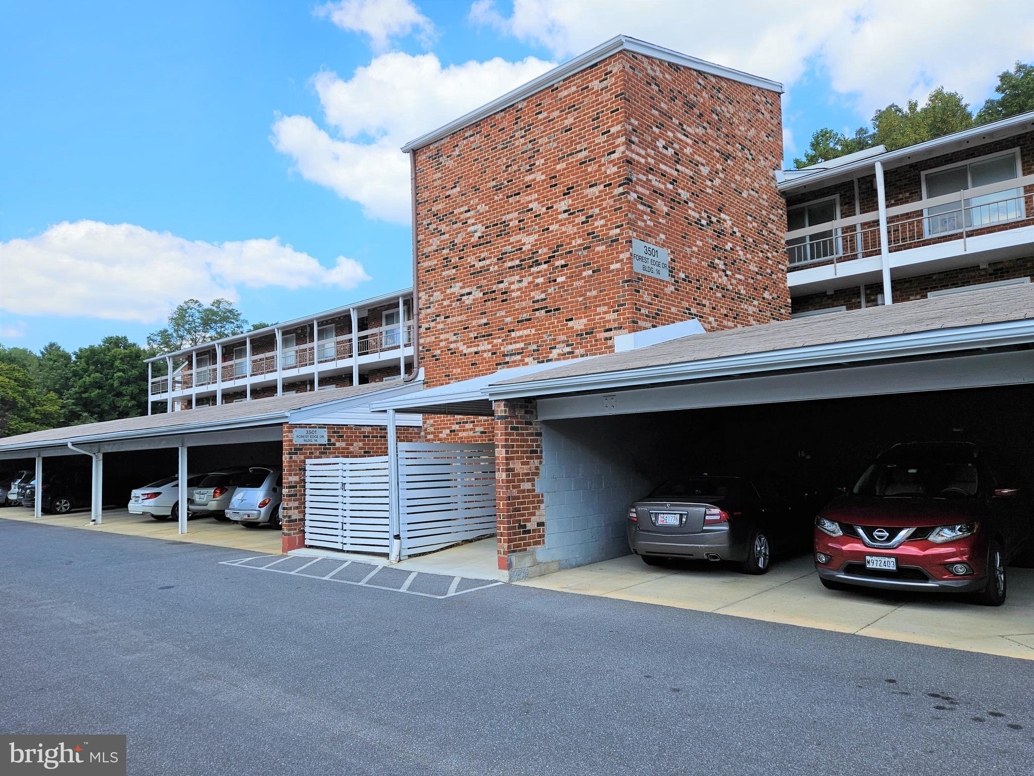3501 Forest Edge Drive, Unit 141E Silver Spring, MD 20906 - Photo 12 of 27 Lobby Entrance and Carport Parking