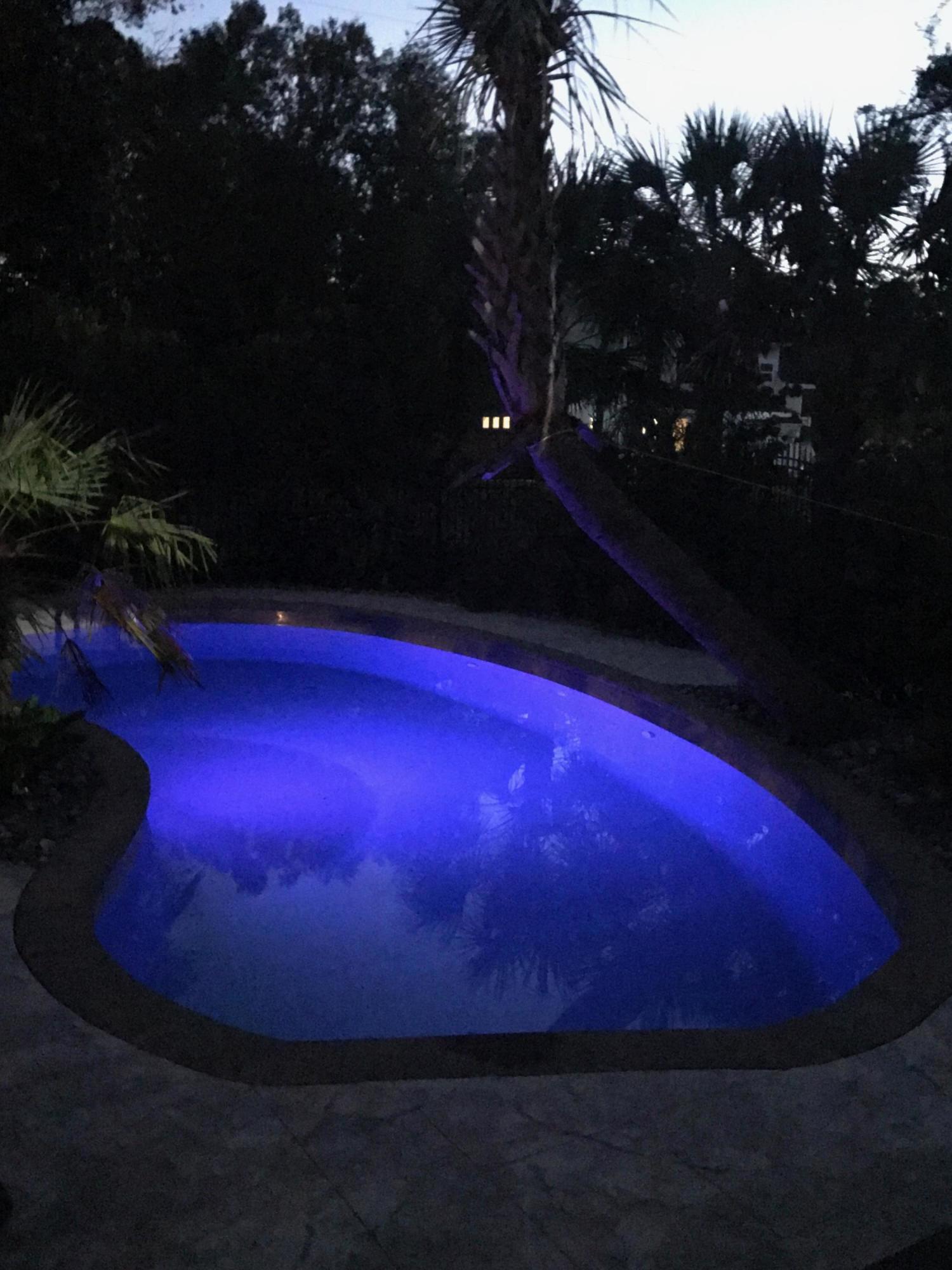403 Wappoo Road Charleston, SC 29407 - Photo 34 of 45 pool at night