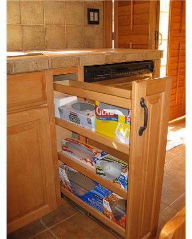 534 Gardendale Road Encinitas, CA 92024 - Photo 9 of 25 Of course the sellers have a built in spice rack in addition to the built in lazy Susan to keep everything orgainzed!