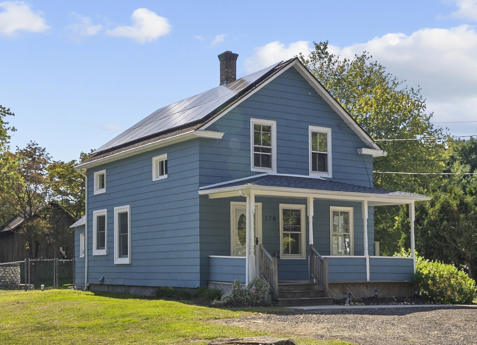 270 Gay Hill Road Montville, CT 06382 - Photo 3 of 35 a front view of a house with a garden
