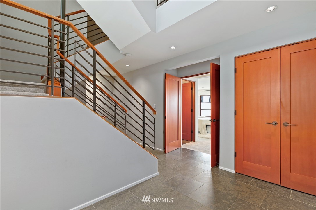 423 Ward Street Seattle, WA 98109 - Photo 26 of 39 a view of a hallway with entryway door
