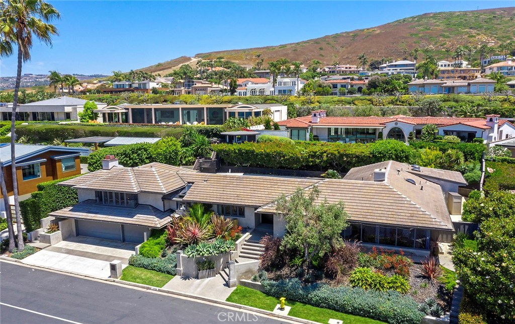 2526 Monaco Drive Laguna Beach, CA 92651 - Photo 49 of 59 an aerial view of a house with a garden and lake view