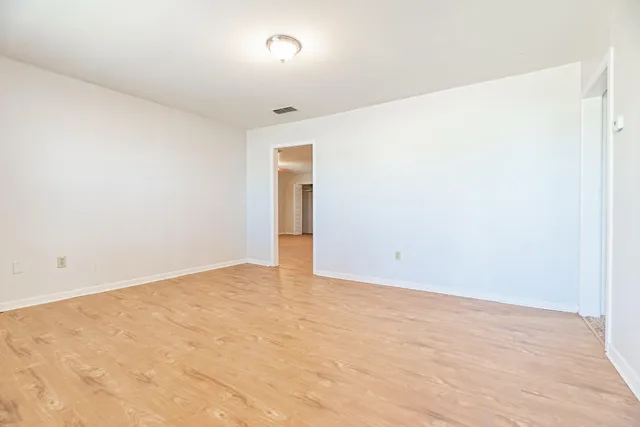 a view of an empty room