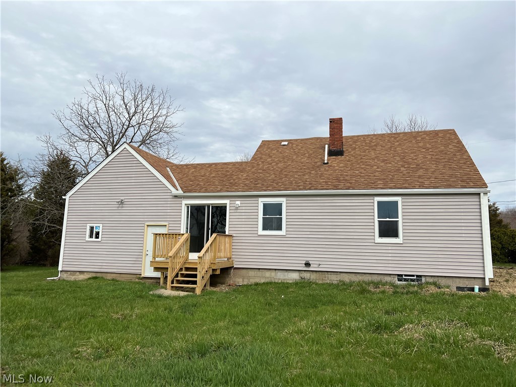 3749 Mann Road Ashtabula, OH 44004 - Photo 33 of 34 Rear view. New deck
