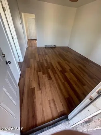 a view of wooden floor