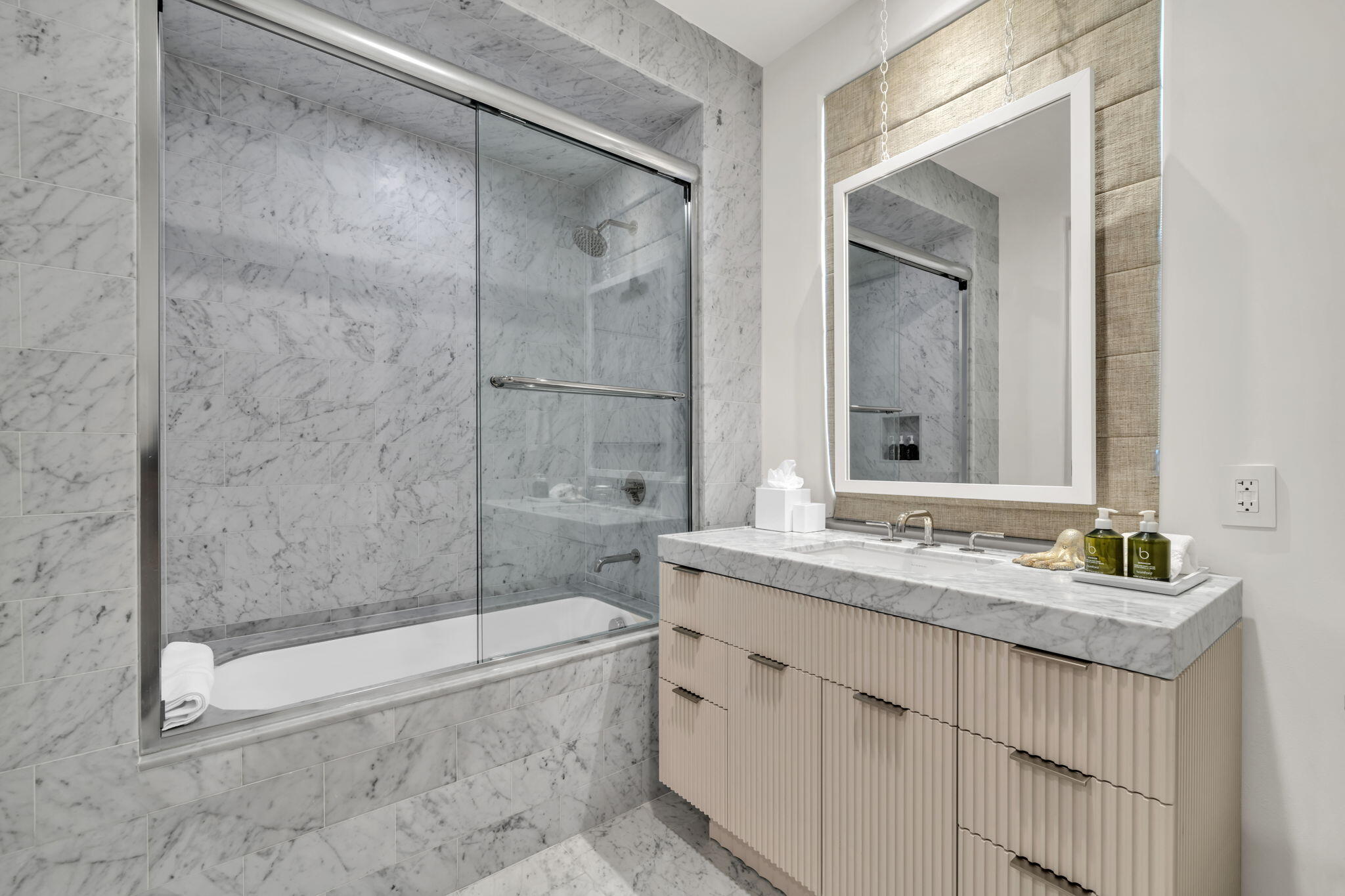45 West Solaire Way Inlet Beach, Unit 207 Inlet Beach, FL 32461 - Photo 15 of 55 a bathroom with a granite countertop sink a toilet and bathtub