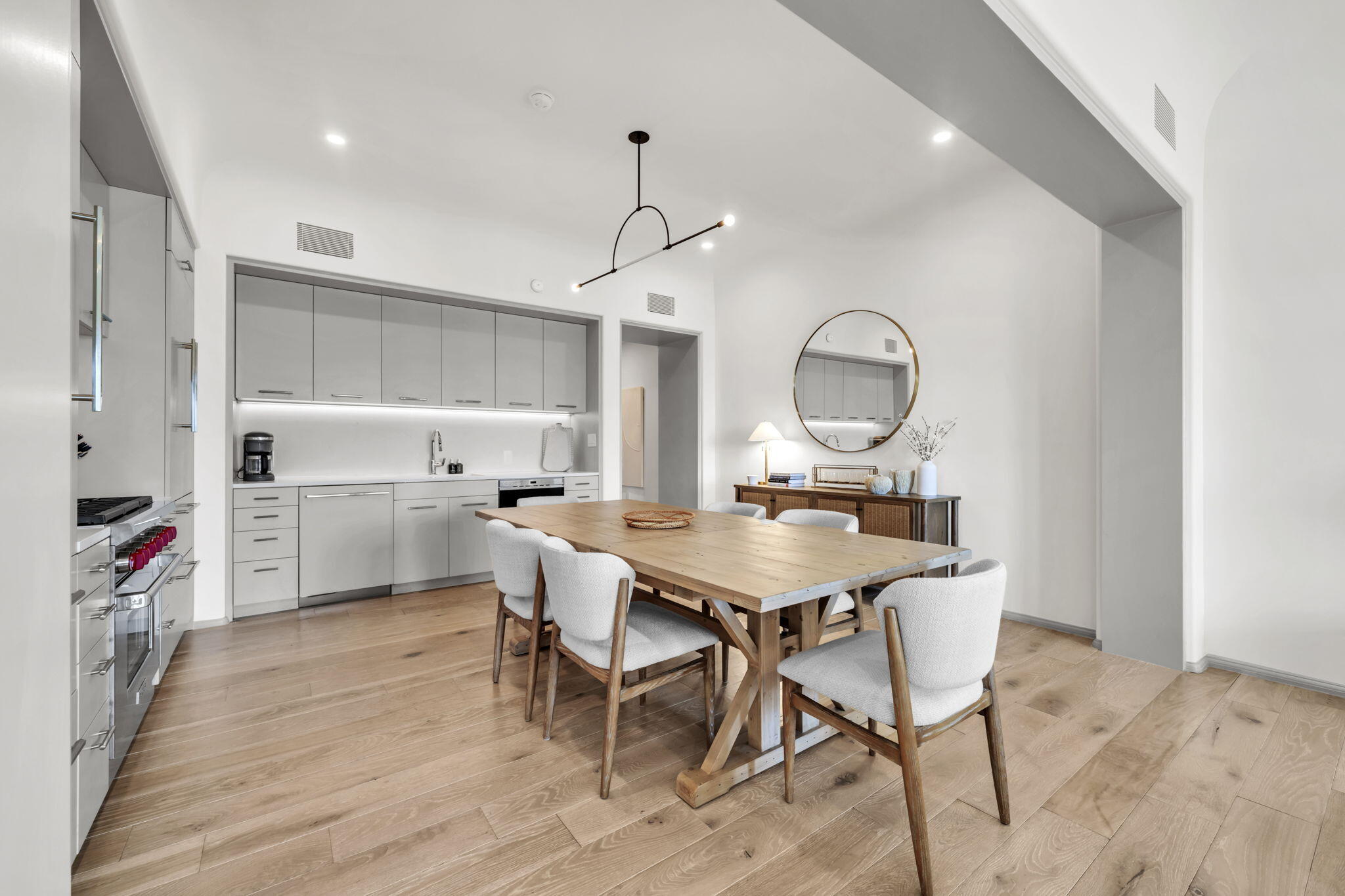 45 West Solaire Way Inlet Beach, Unit 207 Inlet Beach, FL 32461 - Photo 24 of 55 a view of a dining room with furniture window and wooden floor