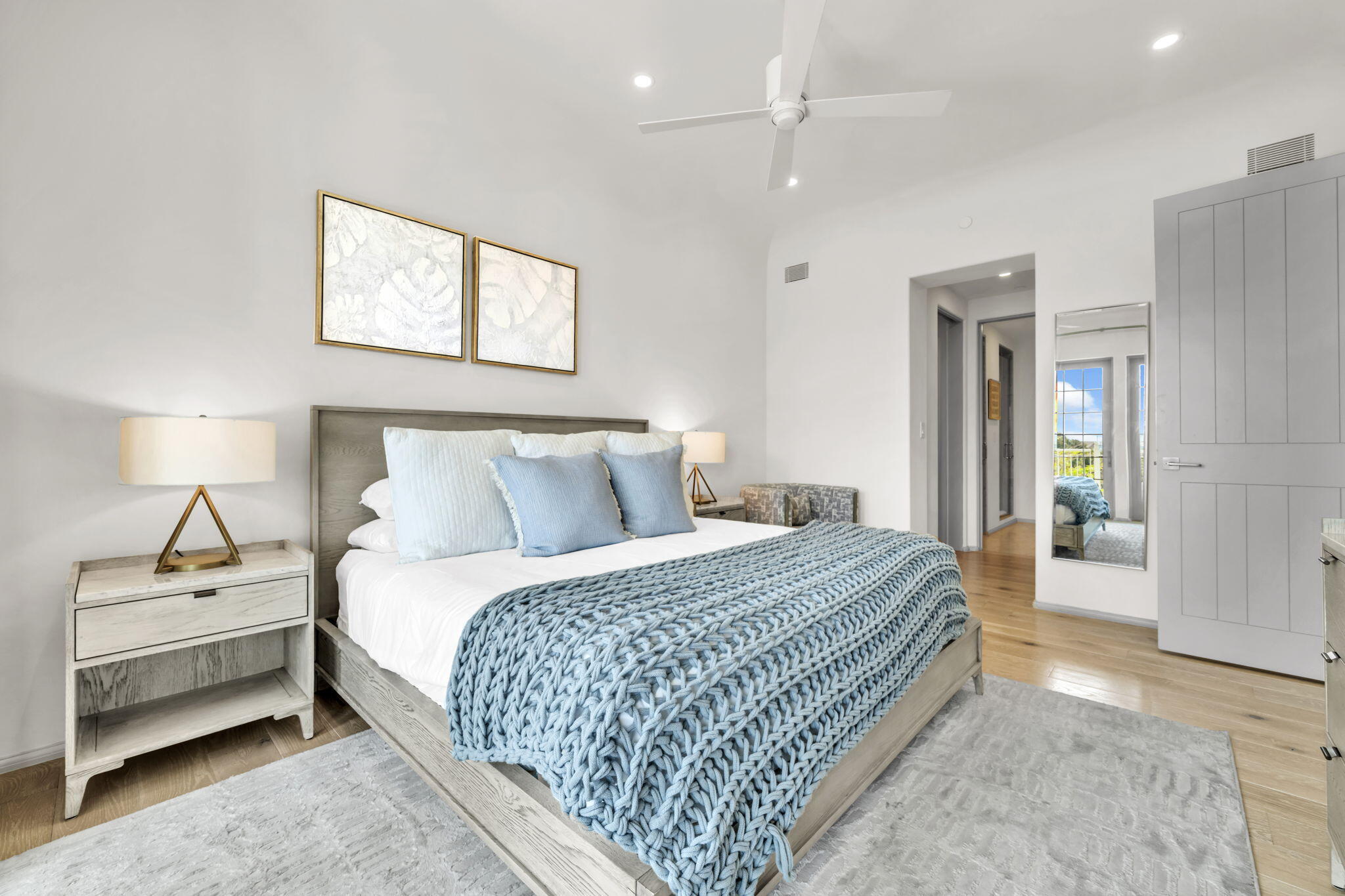 45 West Solaire Way Inlet Beach, Unit 207 Inlet Beach, FL 32461 - Photo 28 of 55 a bedroom with bed and a night stand