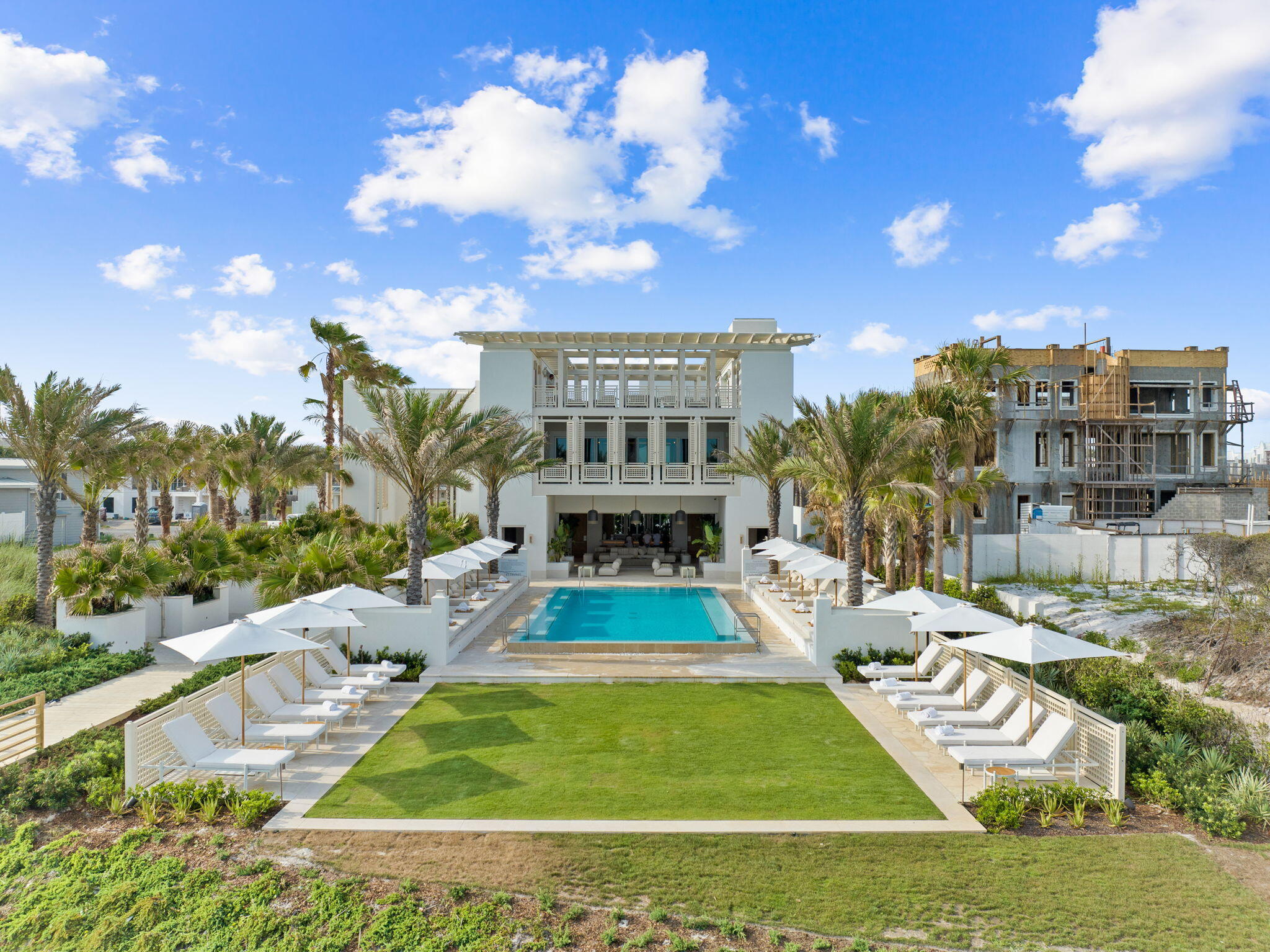45 West Solaire Way Inlet Beach, Unit 207 Inlet Beach, FL 32461 - Photo 48 of 55 a view of a fountain with swimming pool