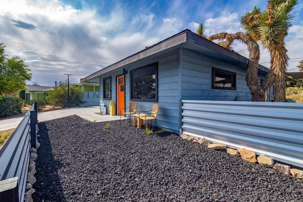 a view of a house with a porch