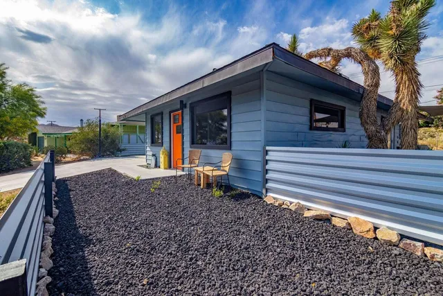 a view of a house with a porch