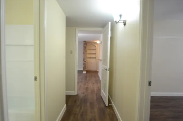 a bathroom with a shower and a shower