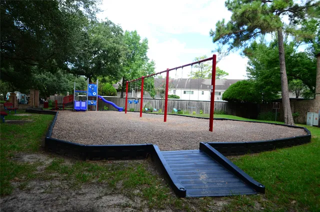 a backyard of a house