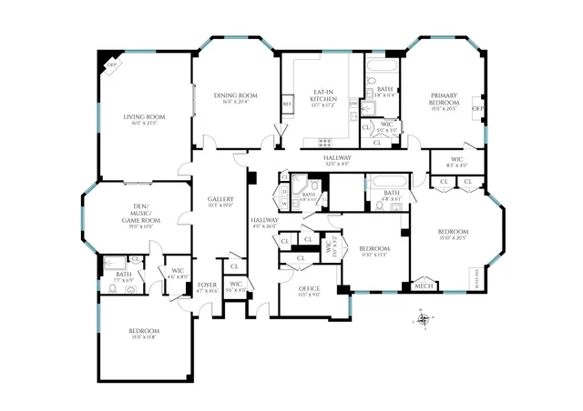 $6,950,000 | 190 Riverside Drive, Unit 4C | Upper West Side