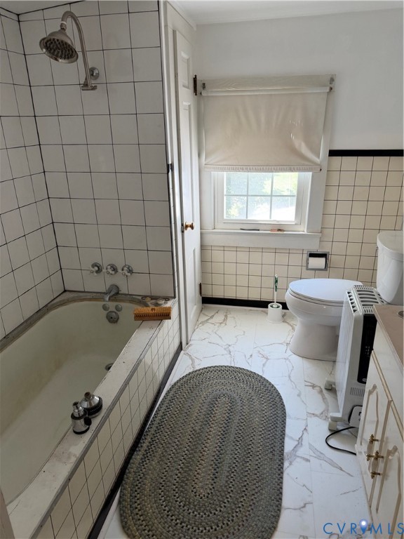 2984 Rolfe Highway Dendron, VA 23839 - Photo 13 of 15 Bathroom featuring a full tub with overhead shower