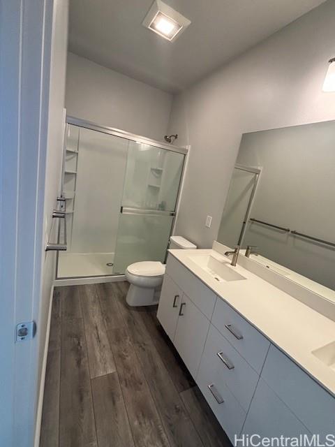 91-1816 Kohanahana Loop Ewa Beach, HI 96706 - Photo 10 of 25 a bathroom with a granite countertop sink toilet and shower