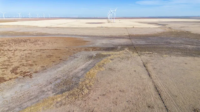 a view of an ocean and beach