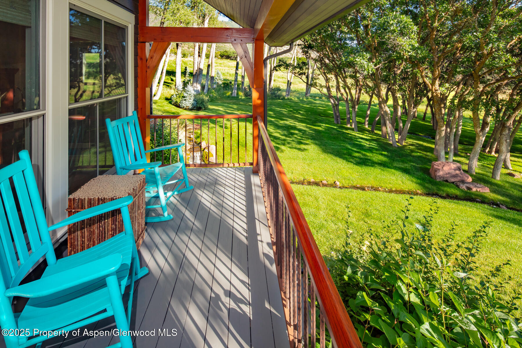 2147 Lower River Road Snowmass, CO 81654 - Photo 19 of 61 a view of swimming pool with a garden and stairs