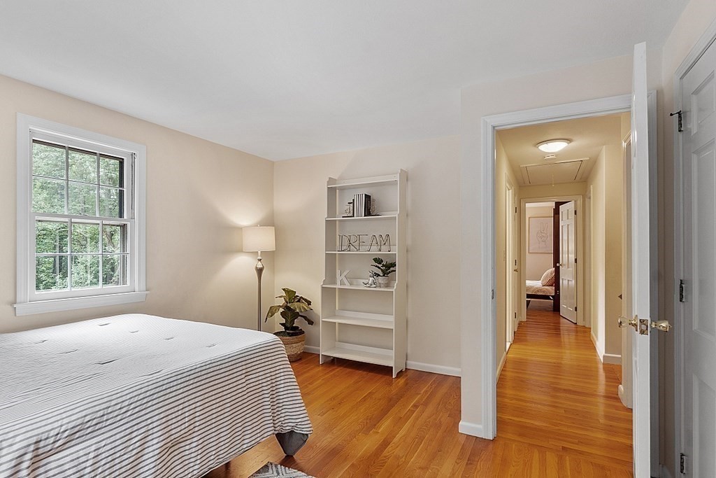 100 Chester Road Boxborough, MA 01719 - Photo 34 of 40 a bedroom with wooden floor and a window