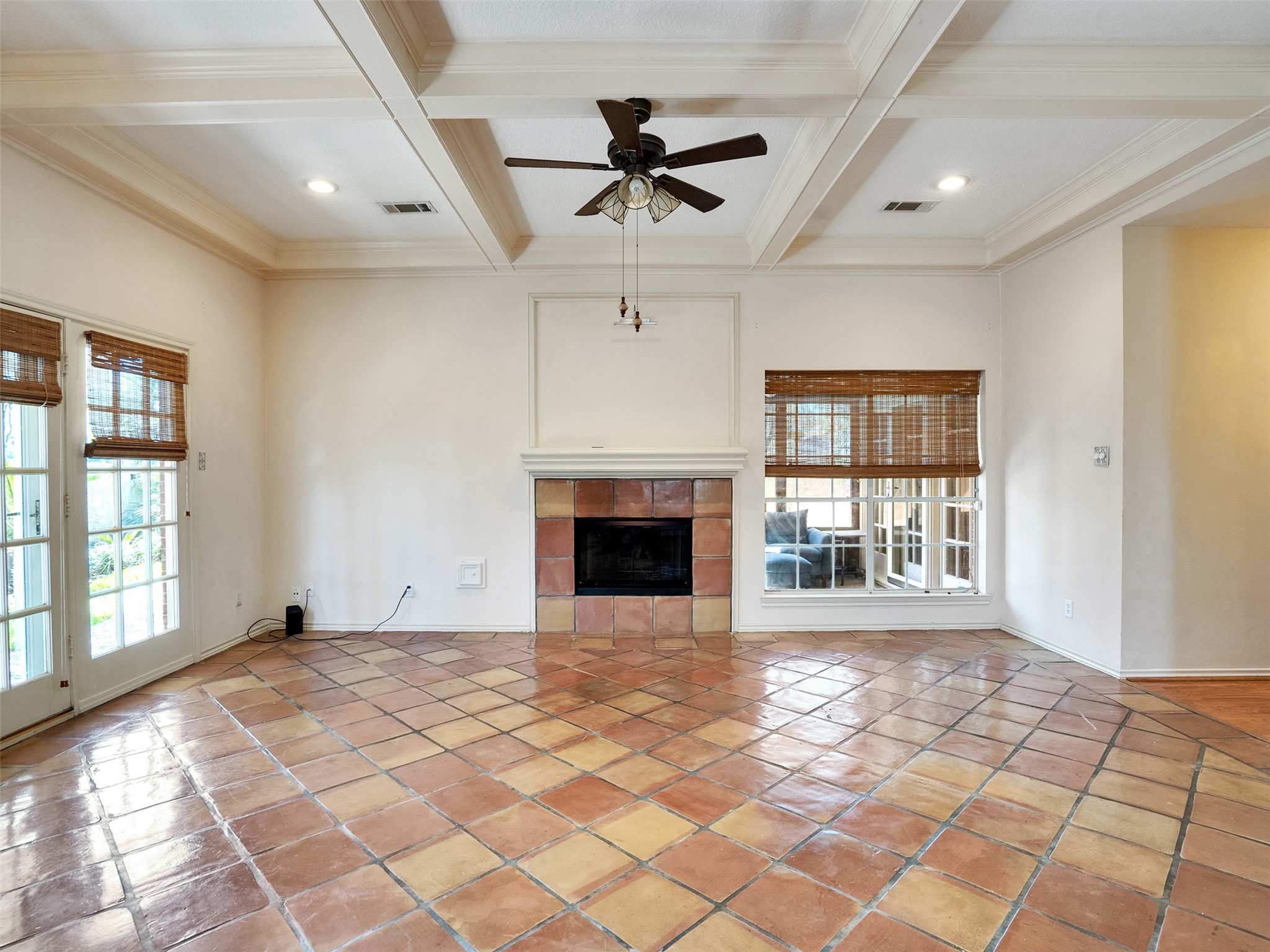 16735 Manningtree Lane Spring, TX 77379 - Photo 26 of 47 Family room open to kitchen and walks out back