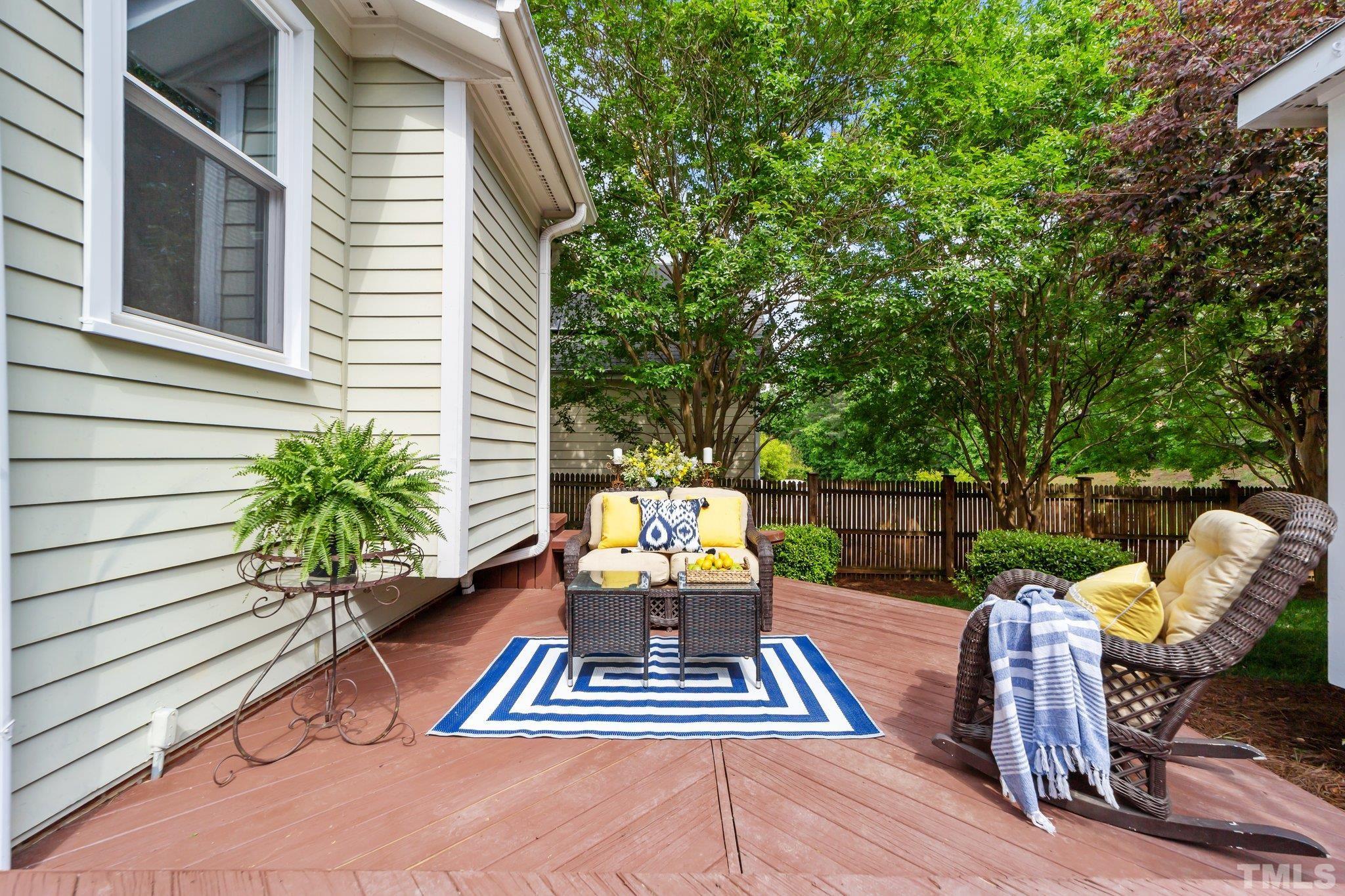 145 Kingsport Road Holly Springs, NC 27540 - Photo 28 of 42 a view of outdoor space yard and deck