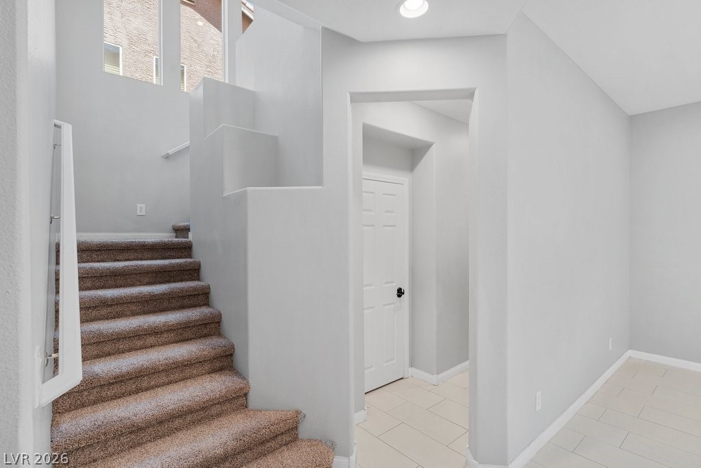 10336 Hawk Ravine Street Las Vegas, NV 89178 - Photo 21 of 59 Stairs and Entrance to the downstairs bedroom and 3/4 bath.