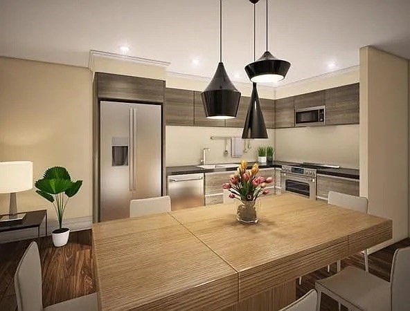 60 Howard Street, Unit 415 Watertown, MA 02472 - Photo 1 of 5 a kitchen with a table and chairs