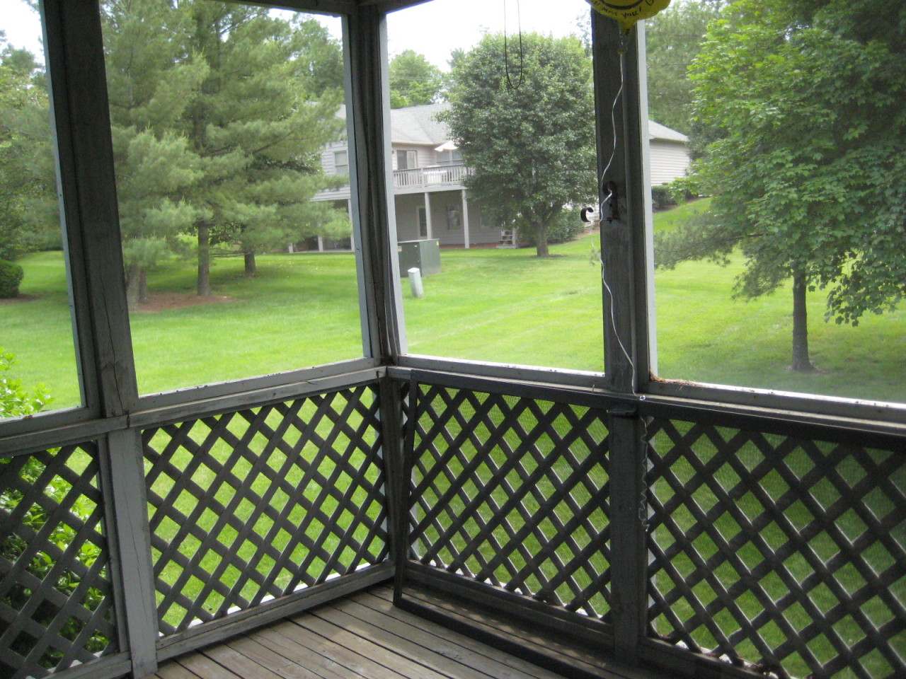 2441 South Clearing Road Salem, VA 24153 - Photo 12 of 13 View from screened porch