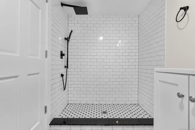 a view of an entryway with staircase