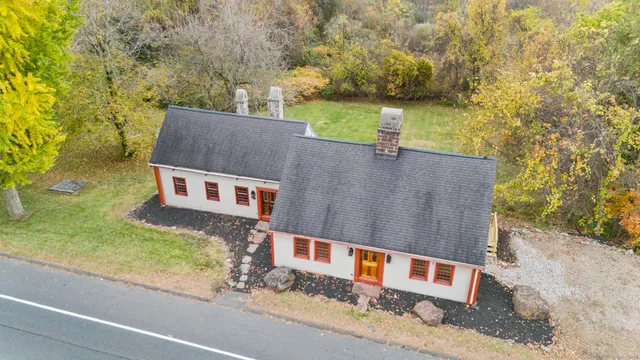 front view of house with a yard