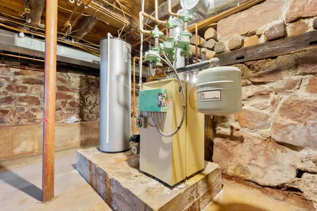 a view of water heater room