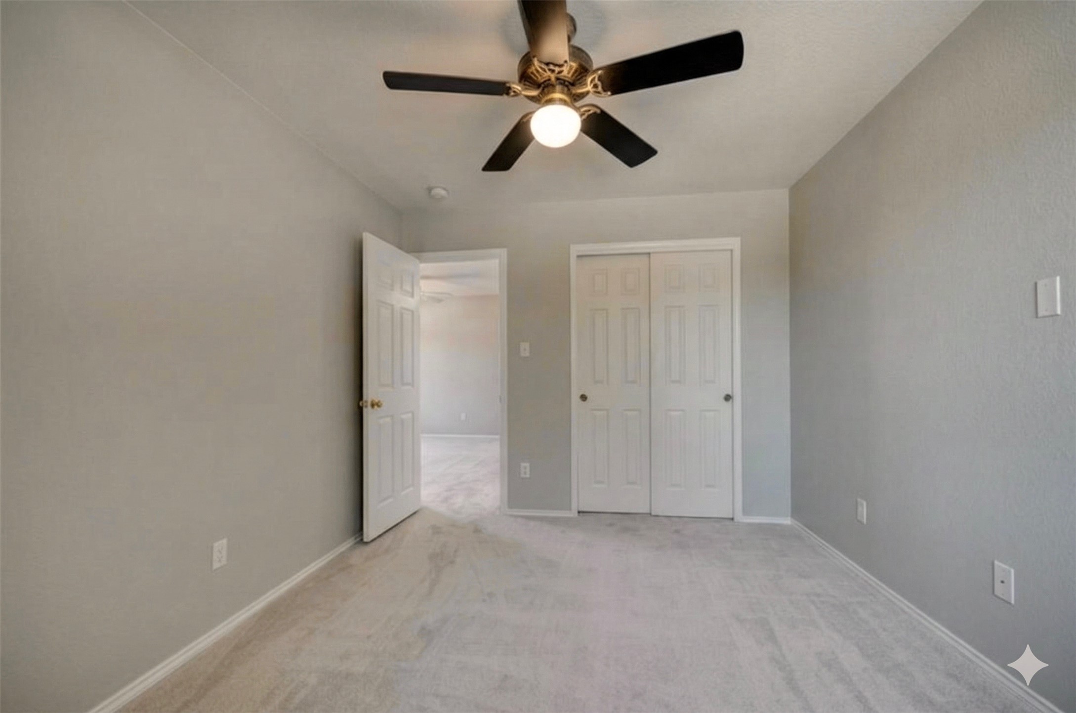 15543 Miss Adrienne's Path Pflugerville, TX 78660 - Photo 6 of 9 en empty room with ceiling fan