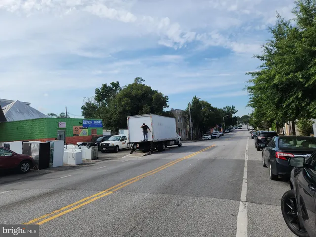 a view of the street