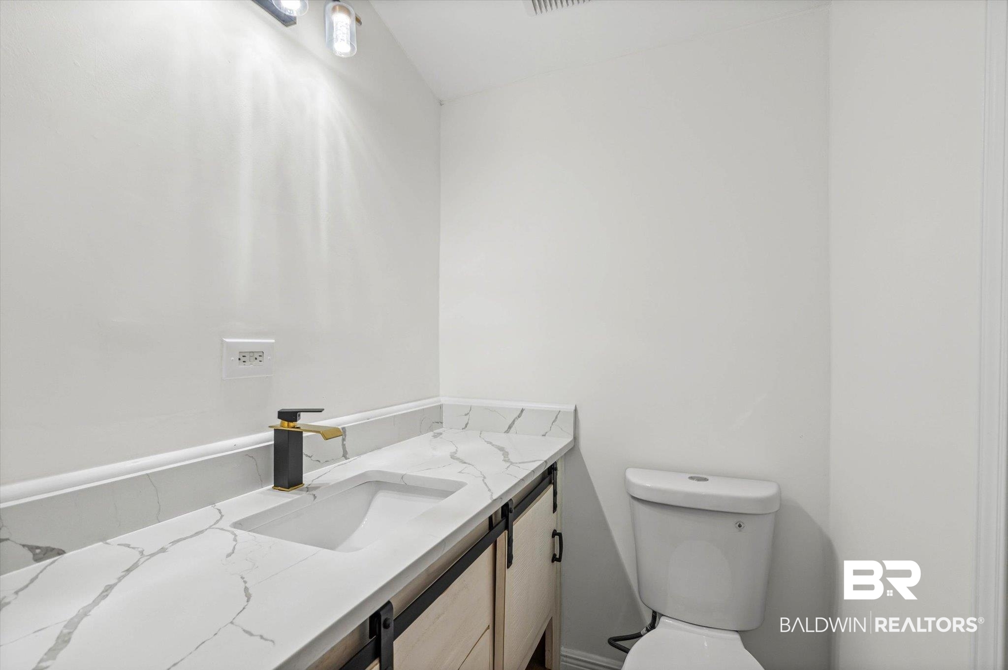 4156 Furman Drive Mobile, AL 36619 - Photo 11 of 24 Half bath featuring vanity and toilet