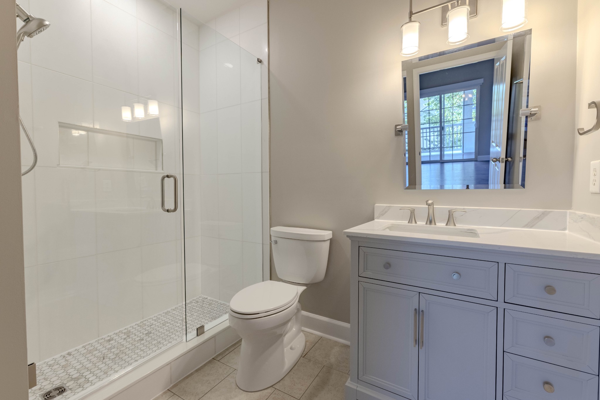 7321 Althorp Way, Unit R5 Nashville, TN 37211 - Photo 22 of 29 a bathroom with a sink a toilet and shower
