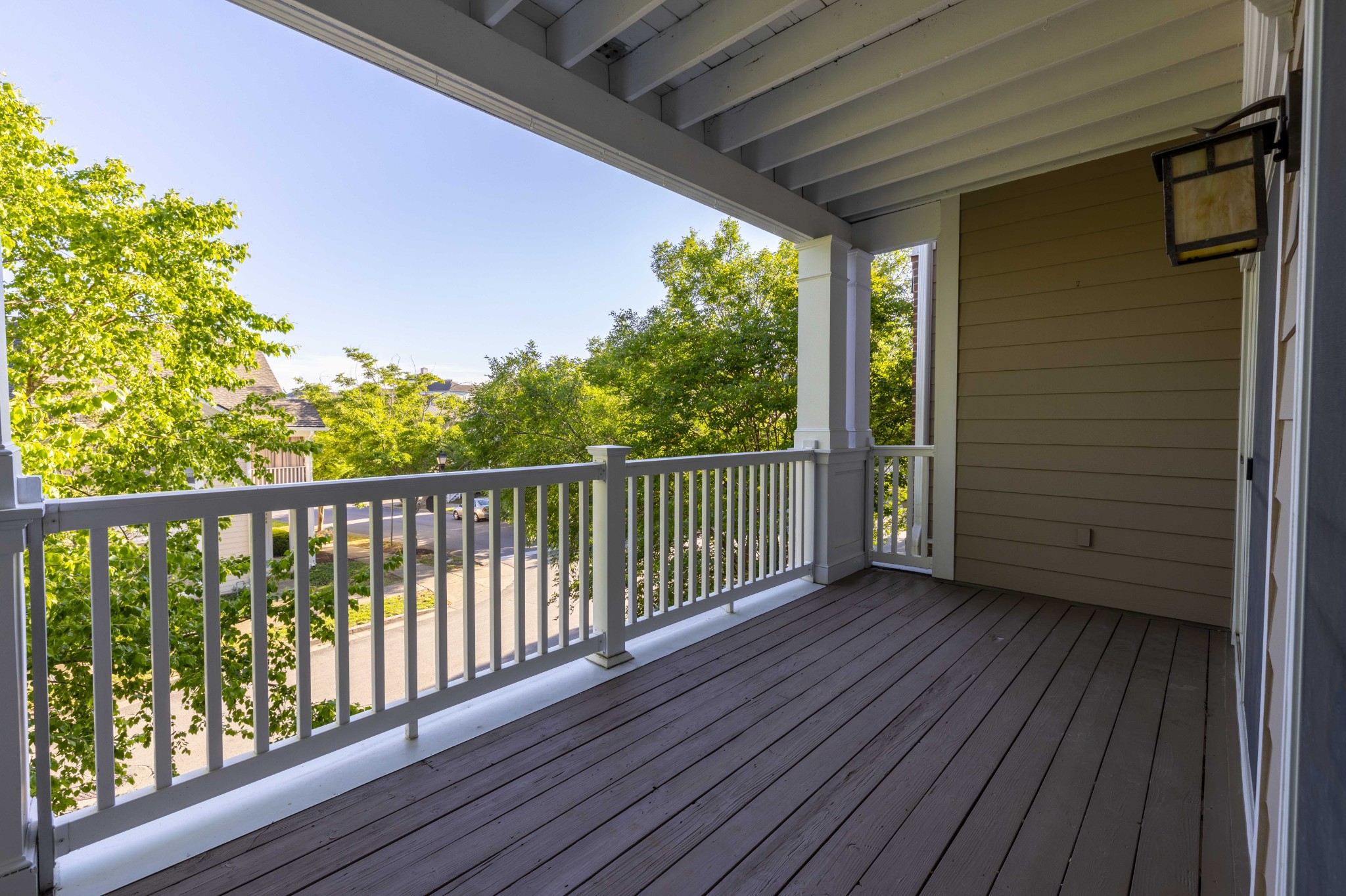 7321 Althorp Way, Unit R5 Nashville, TN 37211 - Photo 24 of 29 a view of a balcony with wooden floor