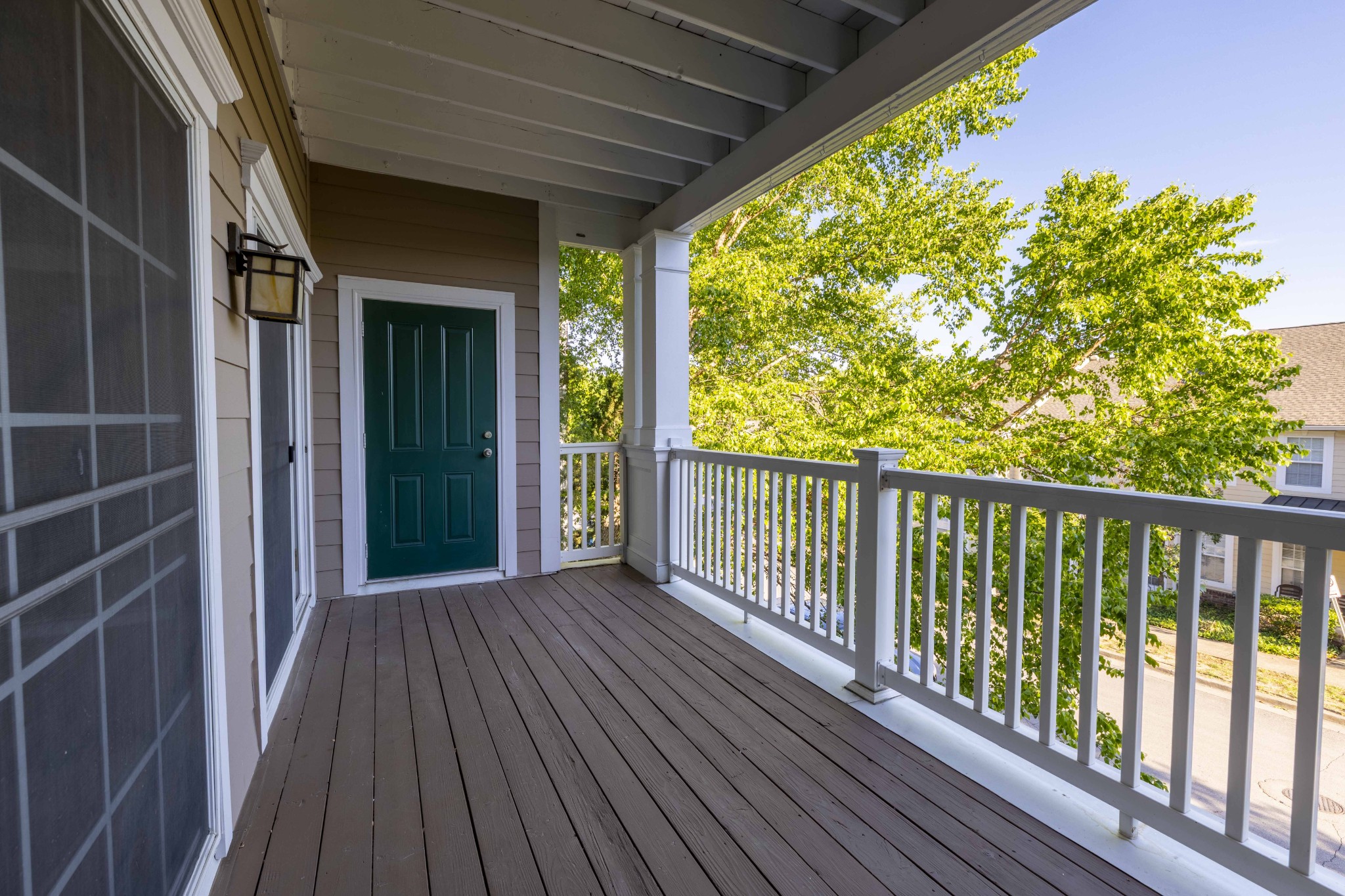 7321 Althorp Way, Unit R5 Nashville, TN 37211 - Photo 26 of 29 a view of a balcony with wooden floor
