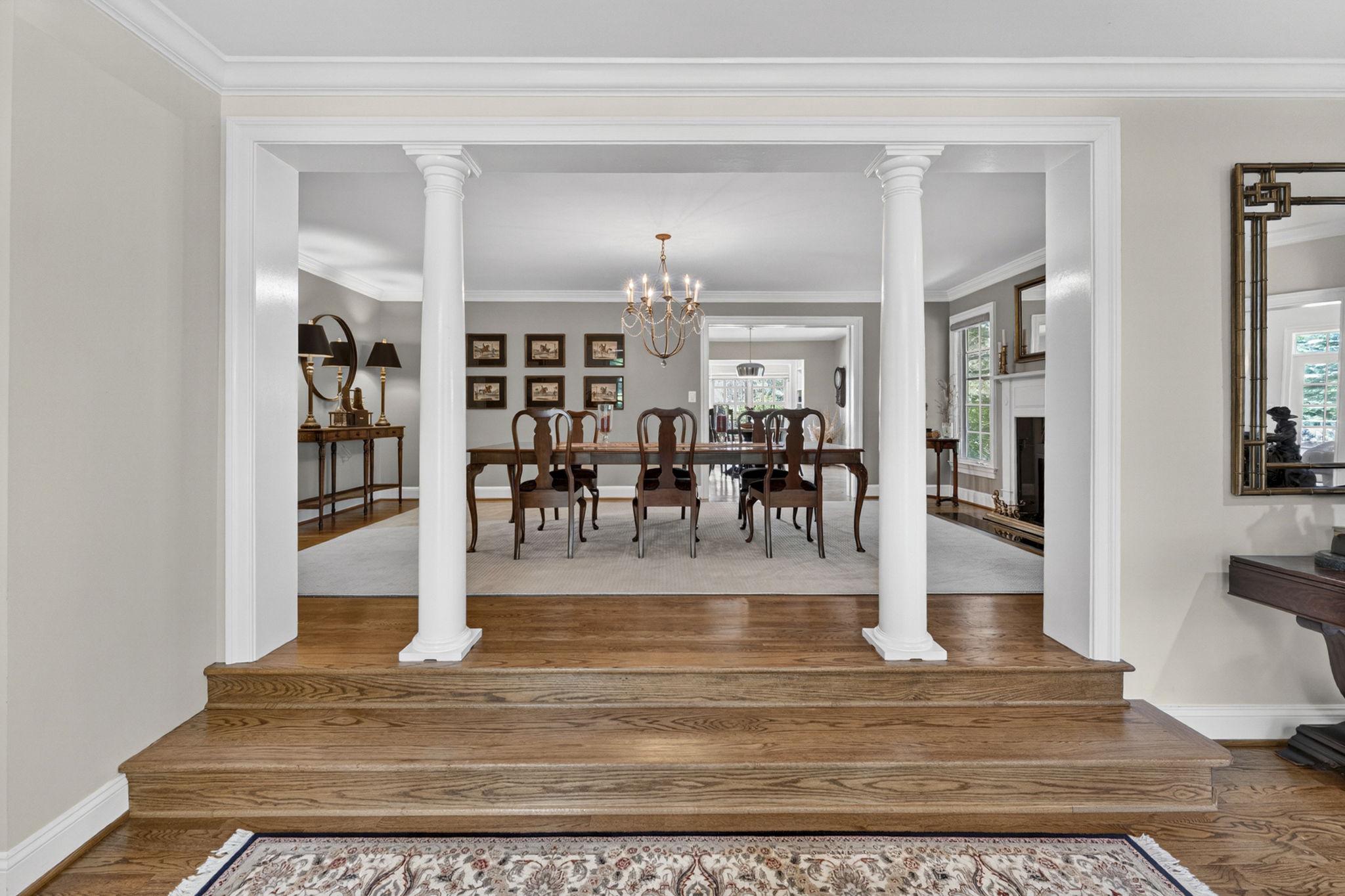 23559 Parsons Road Middleburg, VA 20117 - Photo 12 of 75 a view of a living room and dining room